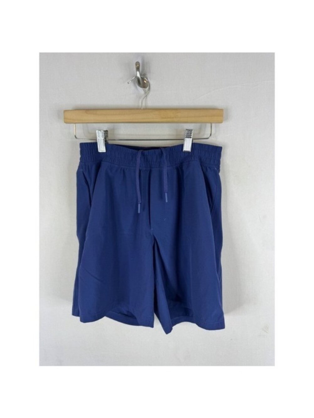 Lululemon Pace Breaker Navy Blue Athletic Training Shorts Mens Small